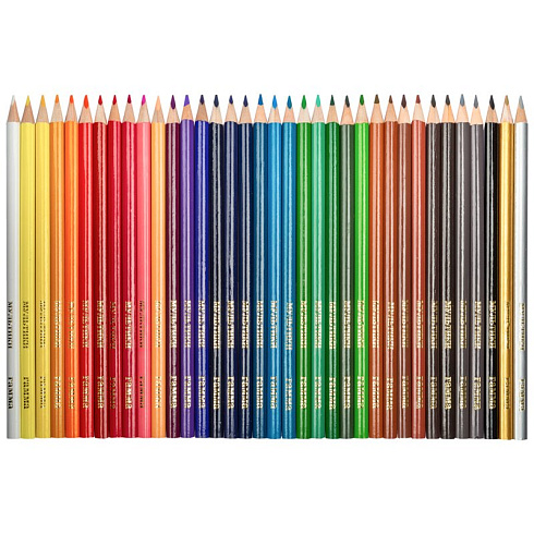 Карандаши 36 цв. "Мультики" ГАММА трехгранные 050918_10