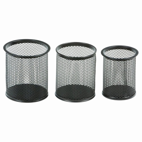 Стакан офисный метал.сетчатый, 3 в 1 DG-9112A