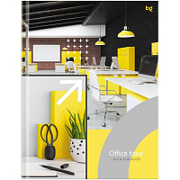 Бизнес-блокнот 80л А5 BG "Время офиса", глянцевая ламинация ББ5т80_лг 38086