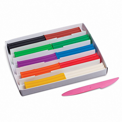 Пластилин мягкий "Кроха" 10 цветов 12С 875-08