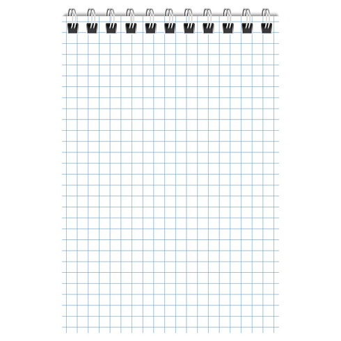 Блокнот А6 на гребне 40л. BG "Floral notebook" Б6гр40 58703