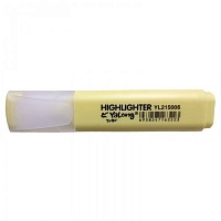 Текстовыделитель Yalong YL215006 пастель желтый