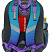 Рюкзак ErichKrause ErgoLine 15L Aquamarine с грудн. перемычкой 64921