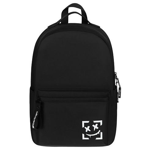 Рюкзак Berlingo UrbanStyle "Graffiti Black" 40*28*11см, 1 отделение, 3 кармана RU-RE-202603