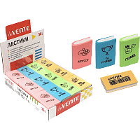 Ластик "deVENTE.Book" синтет. каучук, прямоуг. цветной, 42x25x7 мм 8030906