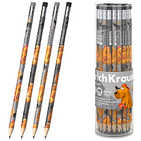 Карандаш чернографитный ErichKrause Happy Capy, круглый с ласт, пластик. HB 61999