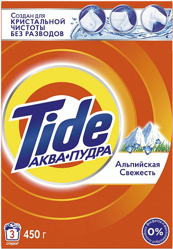 Порошок стиральный автомат "Тайд", Альпийская свежесть 450гр