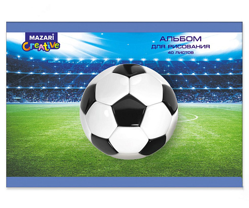 Альбом д/рис. 40л. на спирали, М-16581