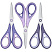 Ножницы ErichKrause Endeavor Lavender, 16 см, ассорти 56926 (24шт в дисп.)