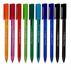 Ручка шарик. Luxor "Trios ICY" синяя, 0,7 мм, ассорти (50шт уп.), арт.16200/50