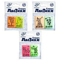Ластик "ZOO" набор 2 шт в ассортименте, 31С 2006-08