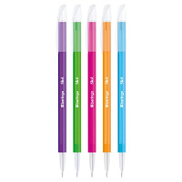 Ручка шар. "Berlingo" "Slick" синяя, 0,7мм, игольчатый стержень, корпус ассорти CBp_07772