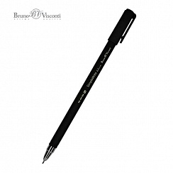 Ручка "BV" гелевая "SIMPLEWRITE BLACK" 0,5мм синяя 20-0066