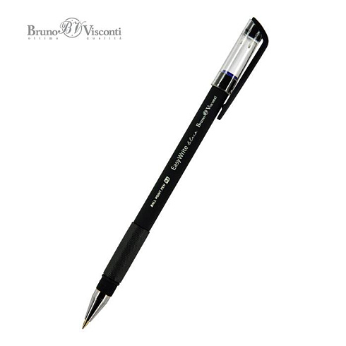 Ручка "BV" шар. 0,5мм "EASYWRITE "BLACK" синяя 20-0051