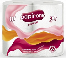 Бумага туалетная Papirone 4 рулона
