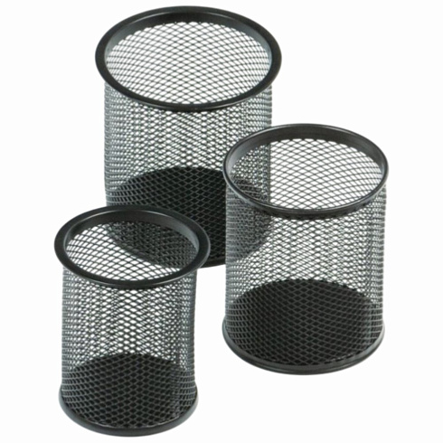 Стакан офисный метал.сетчатый, 3 в 1 DG-9112A