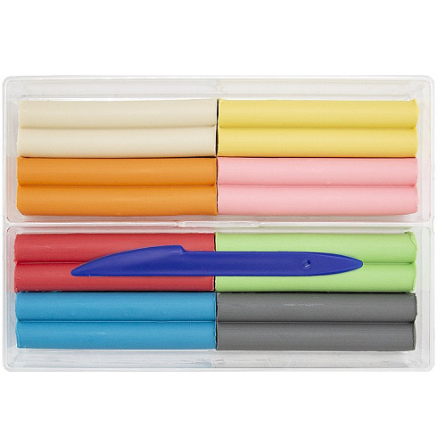 Пластилин восковой "Фантазия" 8цв. 25С 1522-08