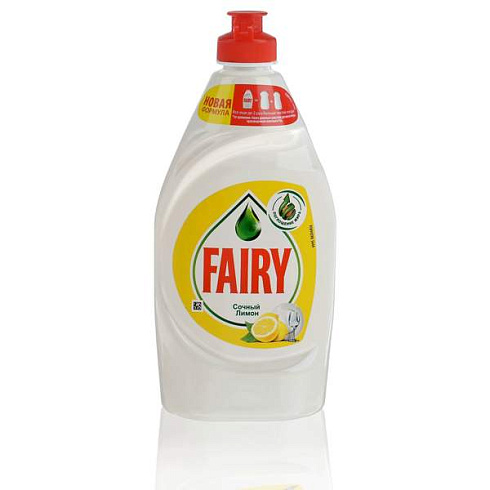 Средство жидкое моющее для мытья посуды Fairy 450 мл. ЛИМОН
