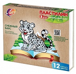 Пластилин "Мини" ZOO ("Луч") 12 цв. 29С 1722-08