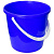 Ведро пластиковое 5л ПЭ синий