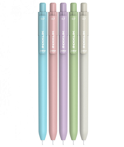 Ручка шариковая автоматич. Doms INXKLIK  0.7 мм.