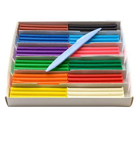 Пластилин мягкий "Кроха" 12 цветов 23С 1484-08 (20шт)