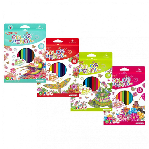 Карандаши 18 цв YL191059-18