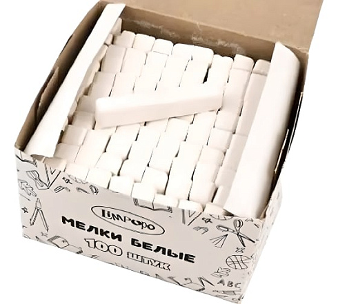 Мел белый  "АЛГЕМ" шк. 1шт (12гр)  арт. МШБ-100