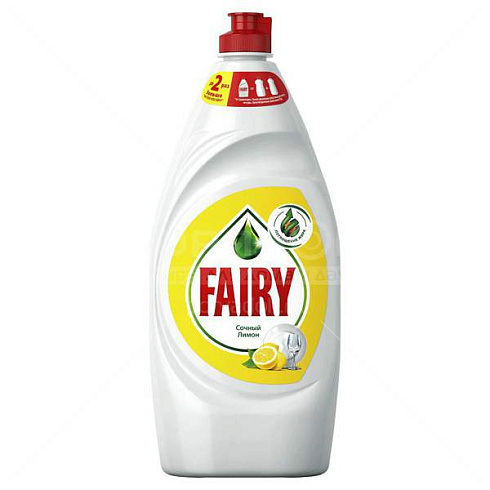 Средство жидкое моющее для мытья посуды Fairy 900 мл. ЛИМОН