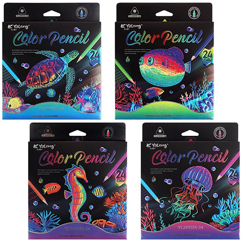 Карандаши 24 цв YL241035-24
