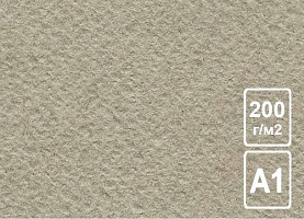 Бумага д/акварели А1 200 гр. 600*840 Серая