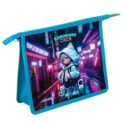 Папка для тетрадей А5, "deVENTE. Korokoro" 3D (24,3x20x80 см) с текстил. расшир. на молнии 8056565