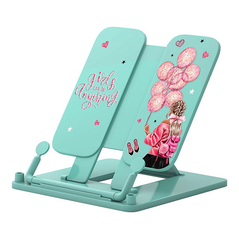 Подставка для книг, пластиковая ErichKrause Girly Day, мятный 58075