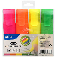 Текстовыделители  набор  /4цв/ DELI арт.S622
