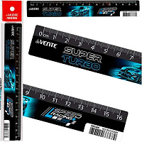 Линейка 16см пластиковая "deVENTE. Super Turbo" 5091606