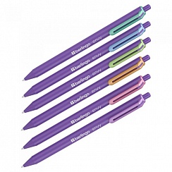 Ручка шар. "Berlingo" "Envy" автоматическая синяя, 0.7 мм, прорез. корпус CBm_07099