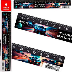Линейка 16см пластиковая "deVENTE. Turbo Galaxy" 5091602