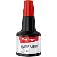 Штемпельная краска "Berlingo" красная 30ml арт.KKp_30003