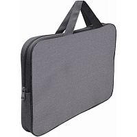 Папка менеджера широкая "deVENTE" A4 серая (35x27x7 см) текстил., с расширением, с ручкой. 3075910