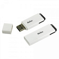 USB-накопитель, Netac, NT03U185N-032G-20WN, 32GB, USB2.0 белый