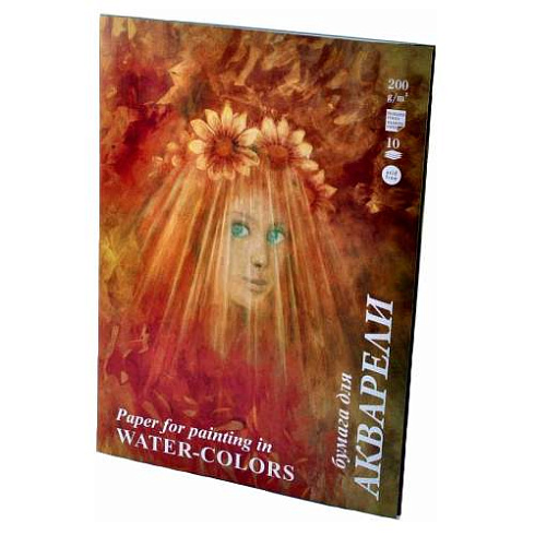 Папка д/акварели А3 10л "Флора"  ПА3/10