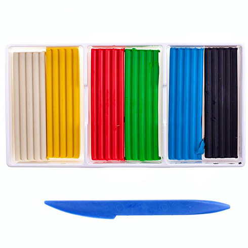 Пластилин "Классика" ("Луч") 6 цветов 120 гр. 12С 878-08