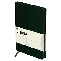 Ежедневник недатир., 136л, А5 BG "Vienna. Dark green" темно-зелен, цв. срез мягк. переп. DuA5_61262