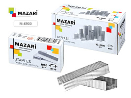 Скобы MAZARI №10 оцинкованные арт.М-6900