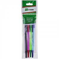 Ручка набор шариковая "Стамм" 4цв. РШ07