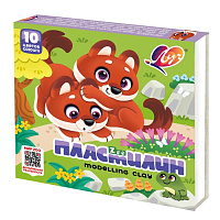 Пластилин "Мини" ZOO ("Луч") 10 цв. 150г 29С 1721-08