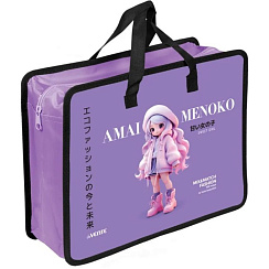 Папка для тетрадей, ИЗО и технологии "deVENTE. Amai Menoko" A4 с ручк.8057608