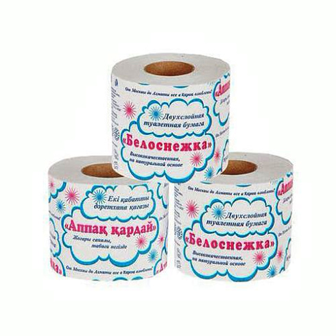Бумага туалетная "Белоснежка"