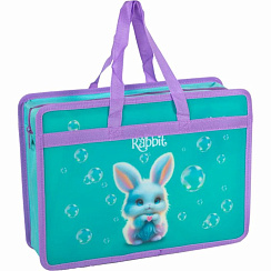 Папка для тетрадей, ИЗО и технологии "deVENTE. Little Rabbit" A4 с ручками 8057600