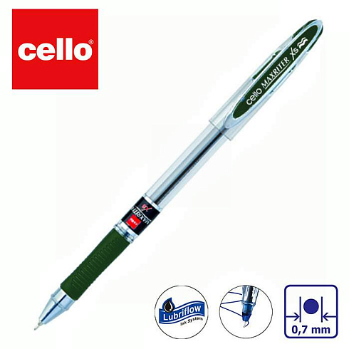 Ручка шариковая MAXRITER зелёная